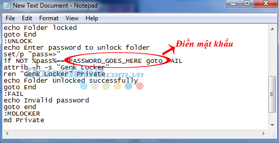 cách cài đặt pass cho folder