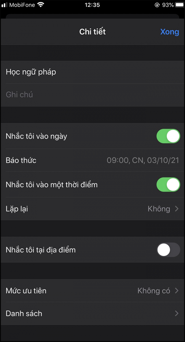 ứng dụng Reminder là gì