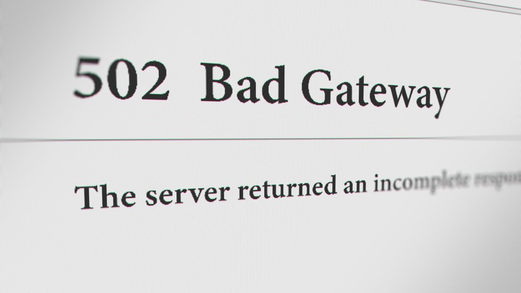 Làm thế nào để sửa lỗi 502 bad gateway?
